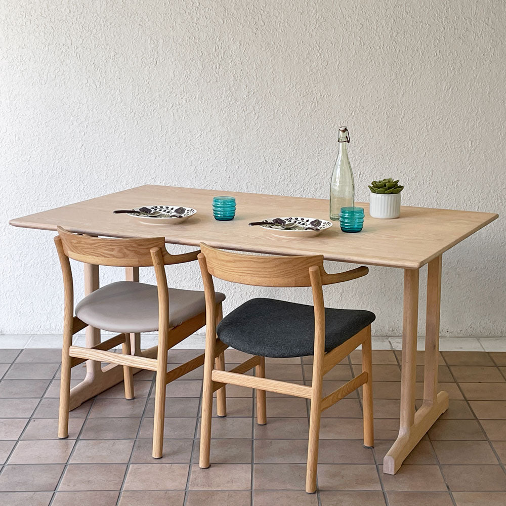  【用賀店】アクタス ACTUS スープ SOUP ダイニングテーブル オーク材 W150cm テーパー ミルク Tレッグ 廃番仕様 買取させていただきました。