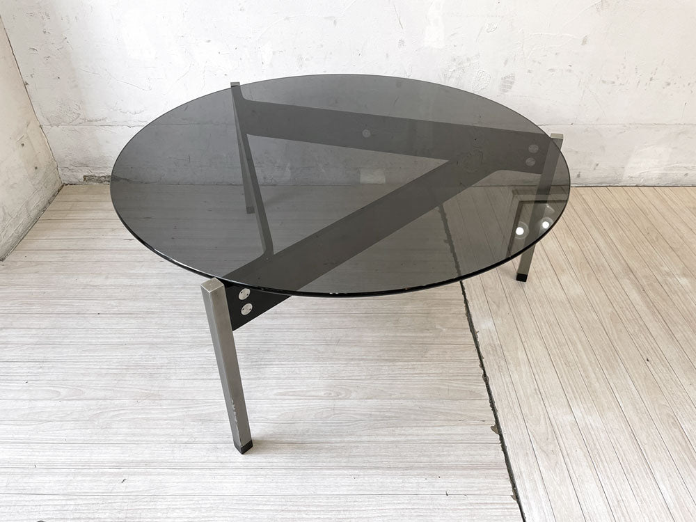 マシンエイジ Machine Age トライアングルテーブル Triangle Table スモーク ガラステーブル 長大作 希少 中古品 買い取りしました。