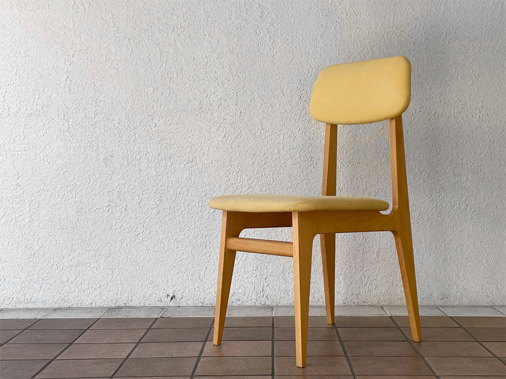 イデー IDEE ルーミス LOOMIS ダイニングチェア ビーチ材 ナチュラルスタイル 北欧スタイル イエロー 受注生産品 定価 37400円 中古品 買い取りしました。