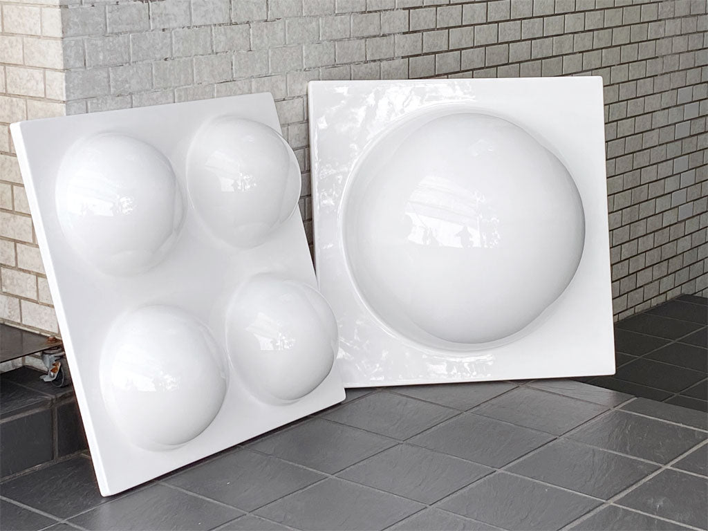 ヴァーナー・パントン Verner Panton バブル ウォールエレメント WALL ELEMENT FRP製 グラスファイバー ホワイト スペースエイジ 中古品 買い取りしました。