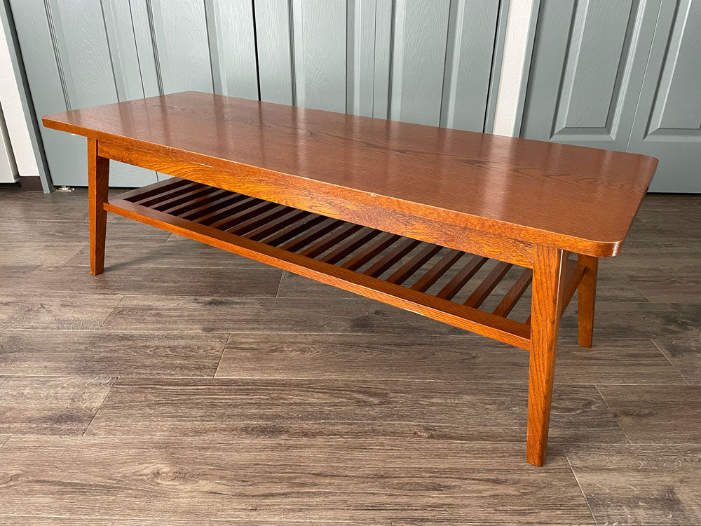 パシフィックファニチャーサービス PACIFIC FURNITURE SERVICE DH TEA TABLE WITH SHELF Lサイズ オーク材 中古品 買い取りしました。