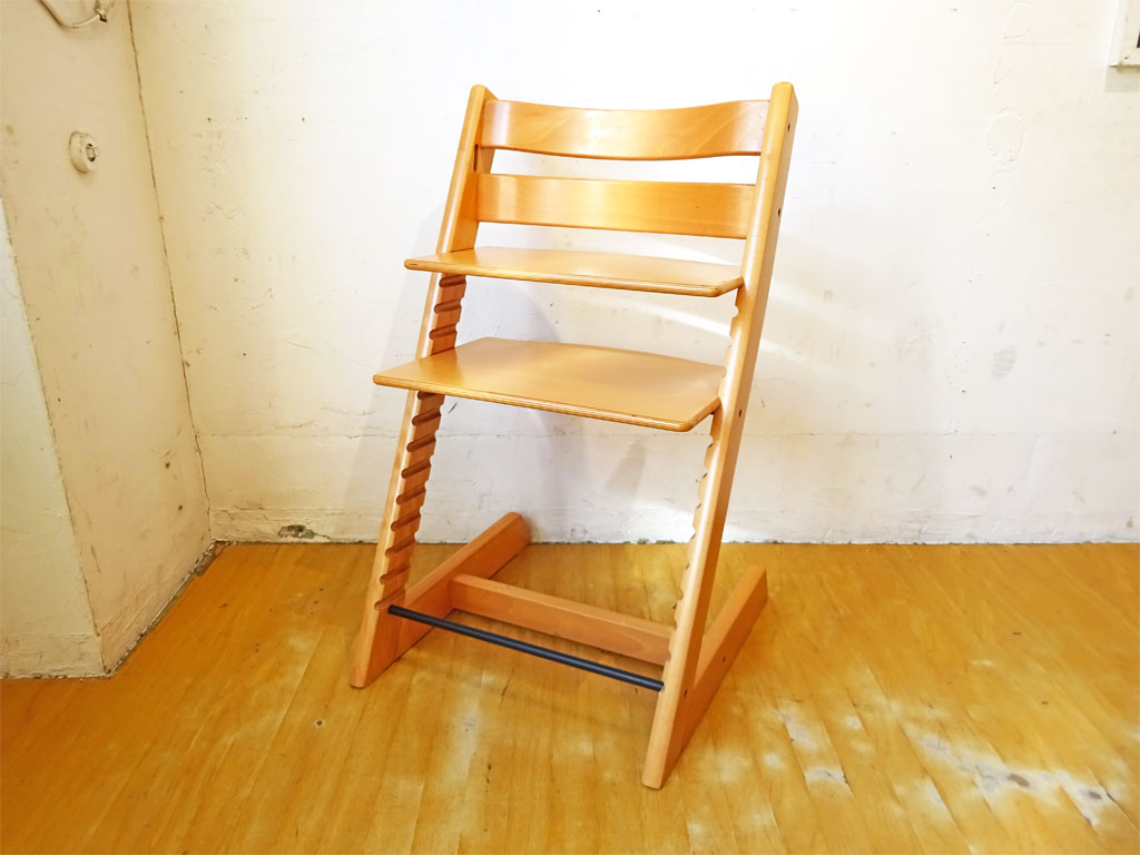 ストッケ STOKKE トリップトラップ TRIPP TRAPP ナチュラル ベビーチェア 新型初期 北欧 ノルウェー 中古品 買い取りしました。