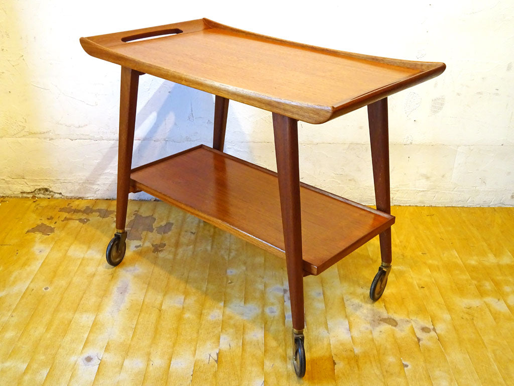 オパル モーベル OPAL MOBEL 60's ビンテージ チーク サービングワゴン サービストローリー Serving wagon ドイツ Germany 下北沢店 中古品 買い取りしました。