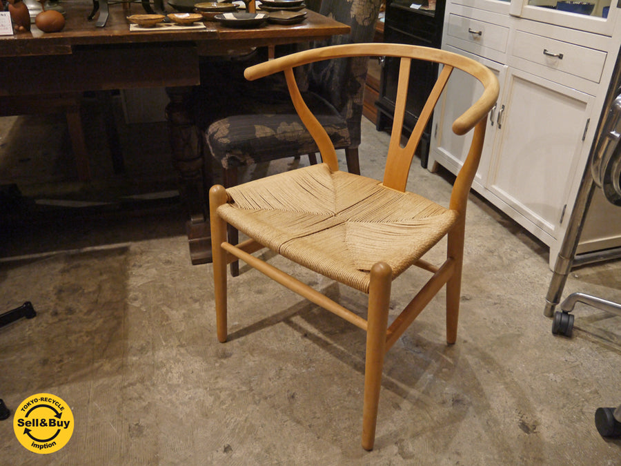 カール ハンセン ＆ サン Carl Hansen & Son Yチェア CH24 ハンス・J・ウェグナー ビーチ材 日本仕様 サイズ　中古品 買い取りしました！ 自由が丘店 出張買取もお任せください。