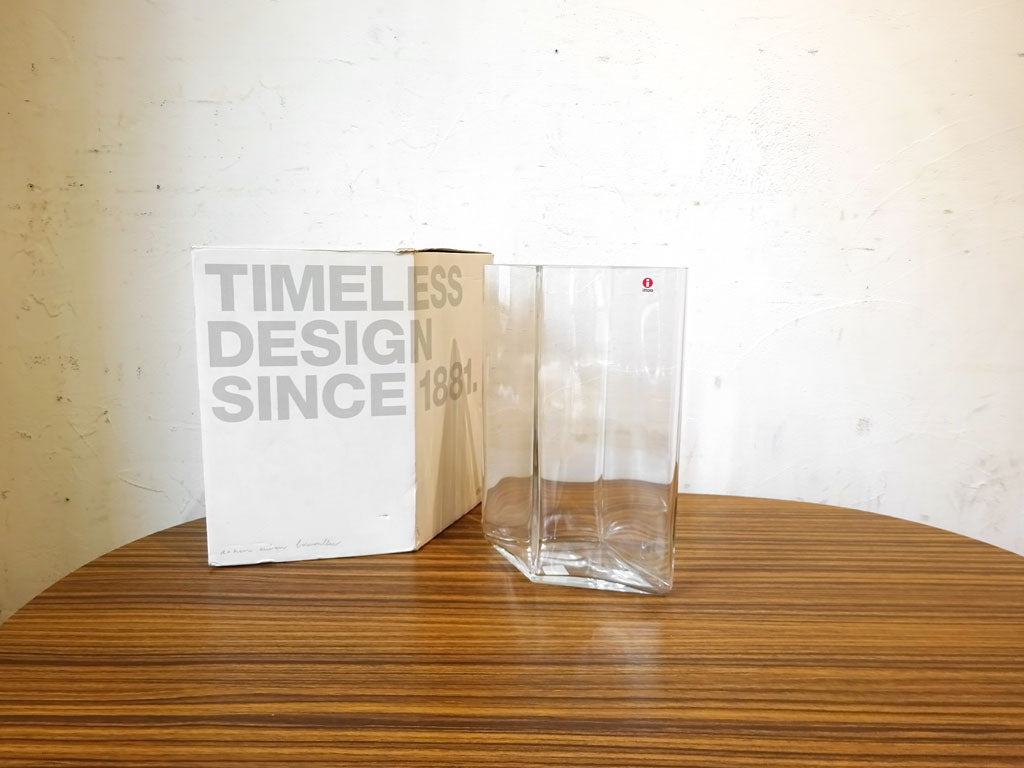 イッタラ iittala ルーツ RUUTU ベース クリア 205×270mm ガラス ロナン＆エルワン・ブルレック 中古品 買い取りしました。