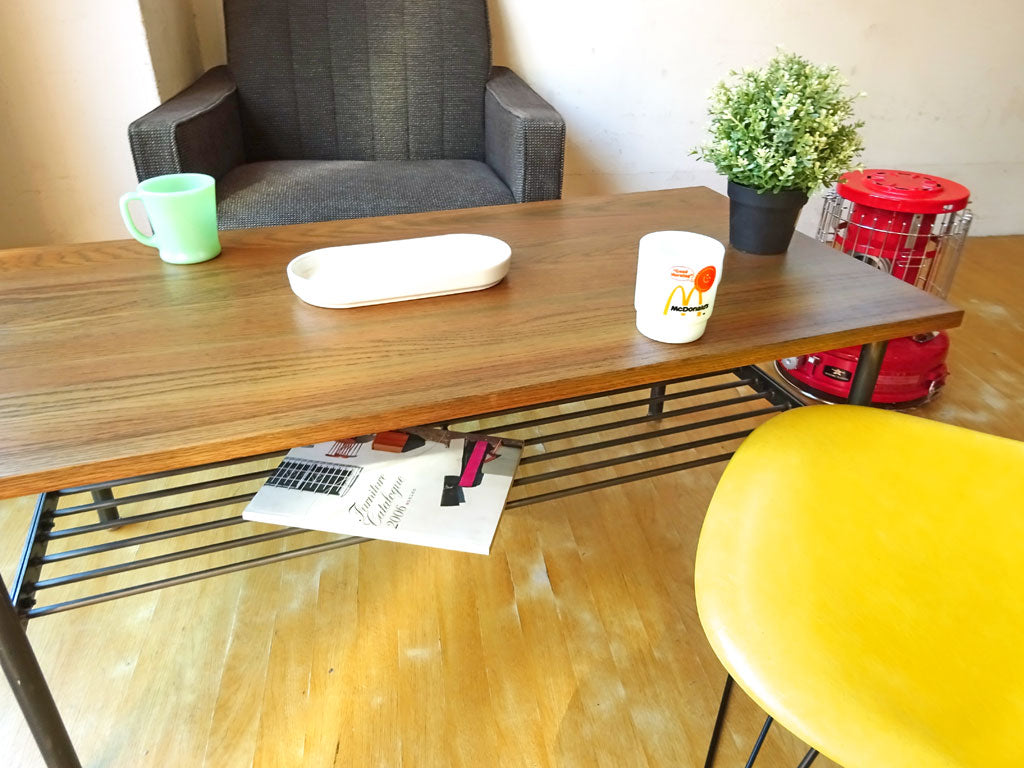 ジャーナルスタンダードファニチャー Journal standard furniture サンク コーヒーテーブル SENS COFFEE TABLE ローテーブル オーク材 インダストリアル ～ラフで無骨でカッコイイJSFの人気のローテーブル～