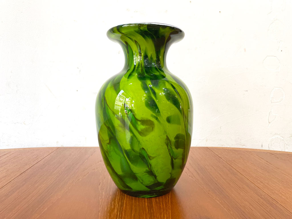 カメイガラス KAMEI フラワーベース 花瓶 中古品 買い取りしました。