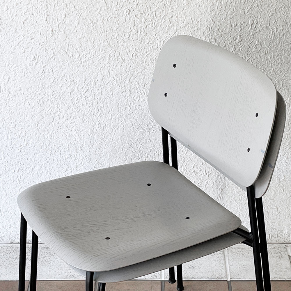 ヘイ HAY ソフトエッジ SOFT EDGE 40 ダイニングチェア オーク材 グレー スタッキング イスコス・ベルリン Iskos-Berlin 北欧 デンマーク モダン　～ぼけっと考えてみる～