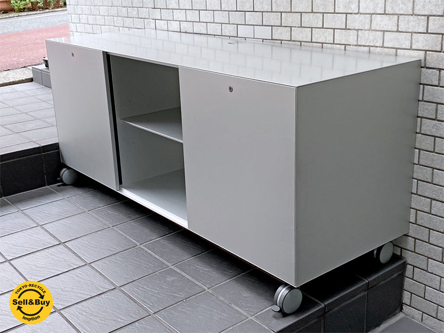 カッシーナ・イクスシー Cassina IXC. エアフレーム AIR FRAME エグゼクティブ サイド キャビネット 鍵付き 廃盤希少 　中古品 買い取りしました。