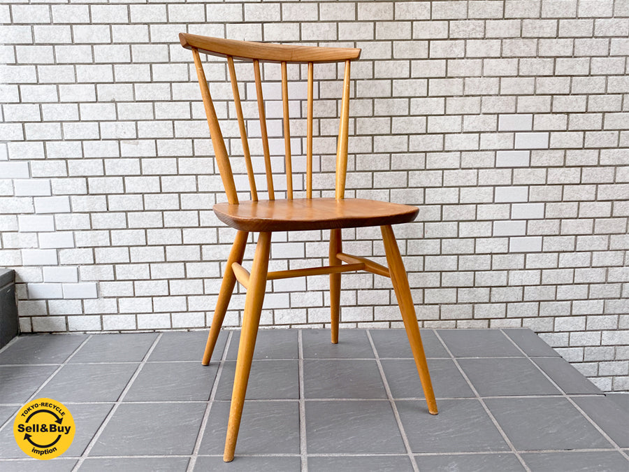 アーコール Ercol ビンテージ ボウバックチェア エルム材 UKビンテージ 英国 　中古品 買い取りしました。