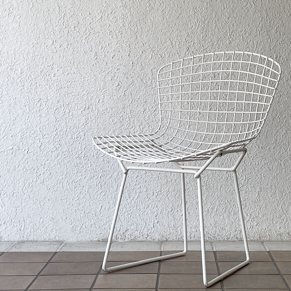 【用賀店】ノル Knoll 420 サイドチェア ワイヤーチェア ホワイト ハリー・ベルトイア Harry Bertoia ミッドセンチュリー 名作椅子買取させていただきました。