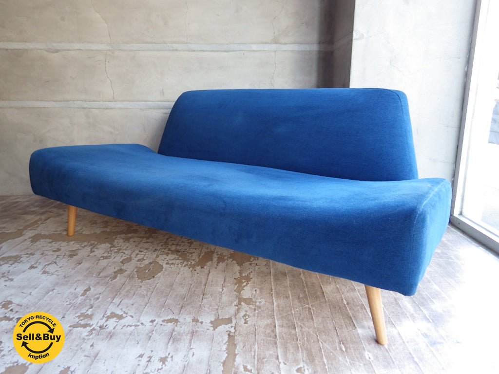 イデー IDEE アーオ ソファ AO SOFA 2人掛け ネイビー 中古品 買い取りしました。学芸大学店 出張買取もお任せ下さい。