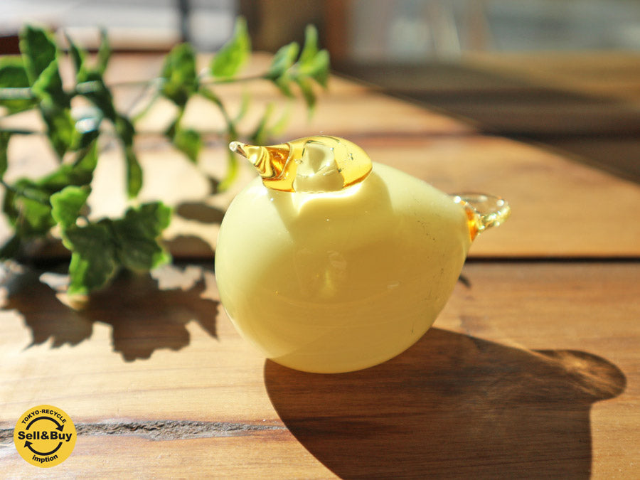 イッタラ iittala イッタラバード パフボール puffball イエロー オイバ・トイッカ Oiva Toikka 箱付 中古品  買い取りしました。経堂店 出張買取もお任せ下さい。