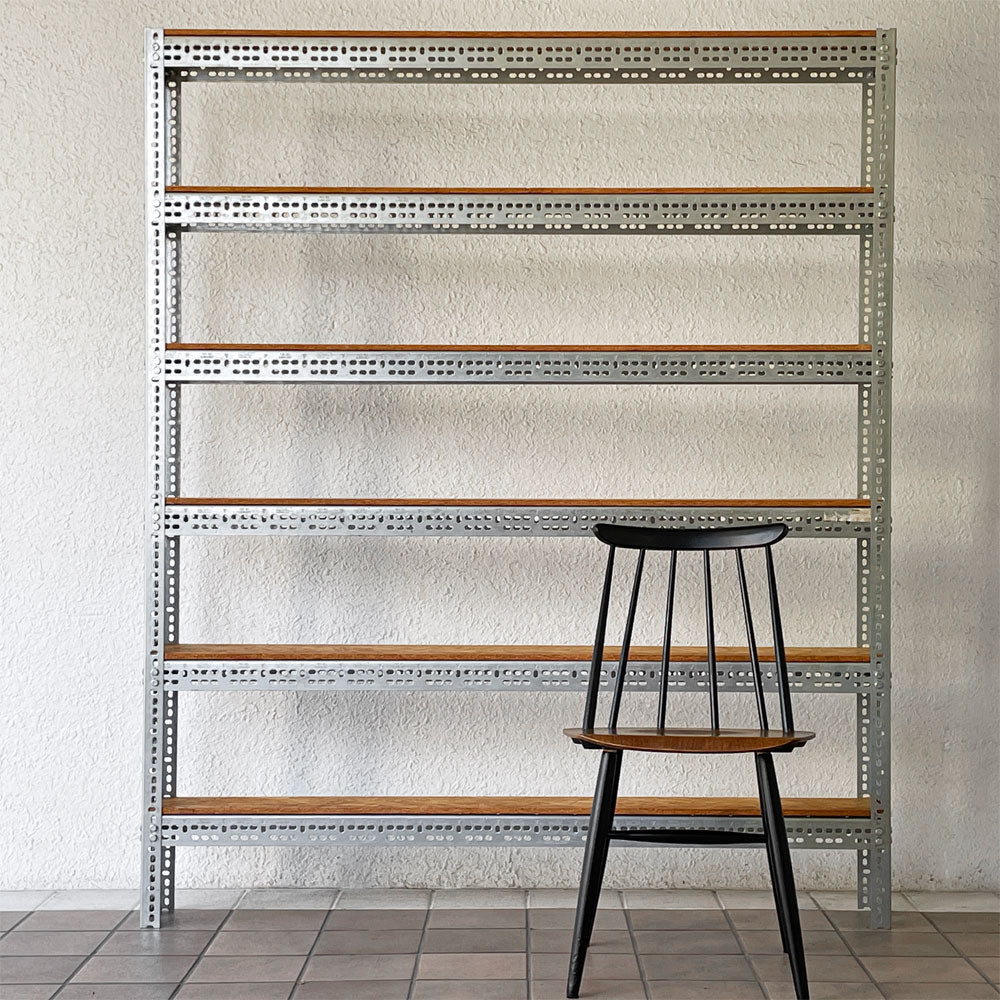  【用賀店】リオン LYON アングルシェルフ SLOTTED ANGLE SHELF オープンシェルフ 6段 インダストリアル P.F.S取扱い セミオーダーサイズ 買取させていただきました。