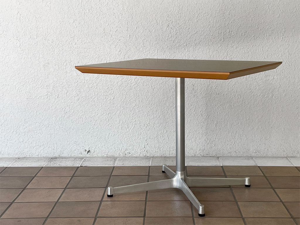 ディーアンドデパートメント D&DEPARTMENT カフェテーブル Cafe Table ロースウッド メラミン天板 クロームメッキ X脚 ミッドセンチュリー 中古品 買い取りしました。