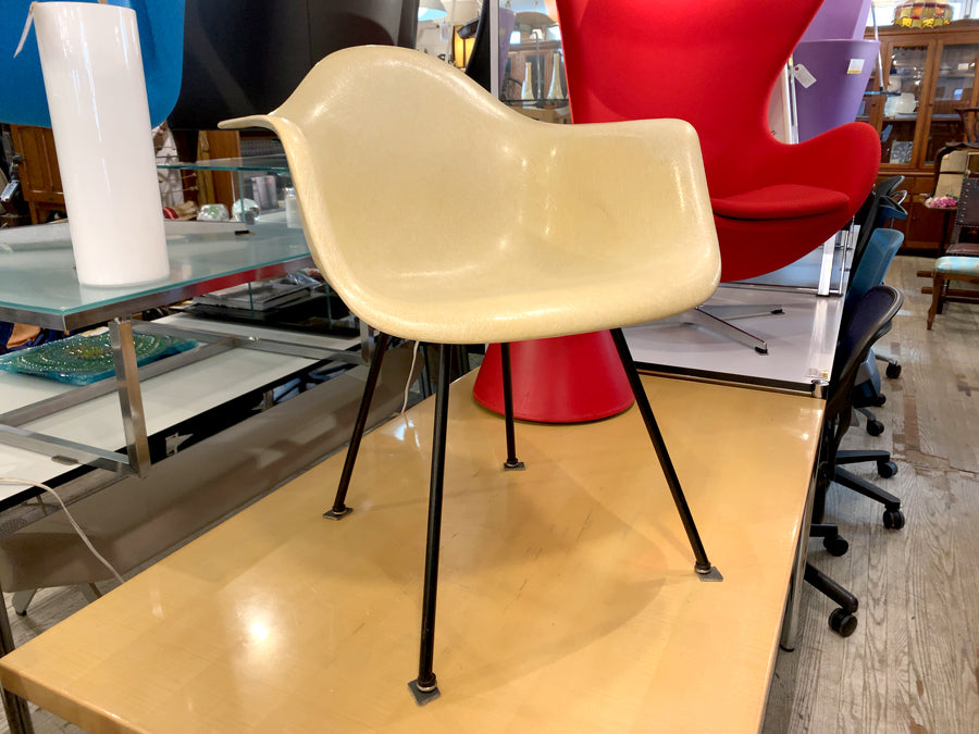 ゼニス ZENITH ハーマンミラー Herman Miller 1st ビンテージ ロープエッジ アームシェルチェア Xベース C&Rイームズ シール有 希少 ～コレクター必見！現存数の少ないファーストビンテージ！～