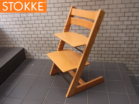 お子様と共に成長する椅子～　STOKKE/ストッケ社　トリップトラップ　旧型　ナチュラル【買取と販売とレンタルのお店】