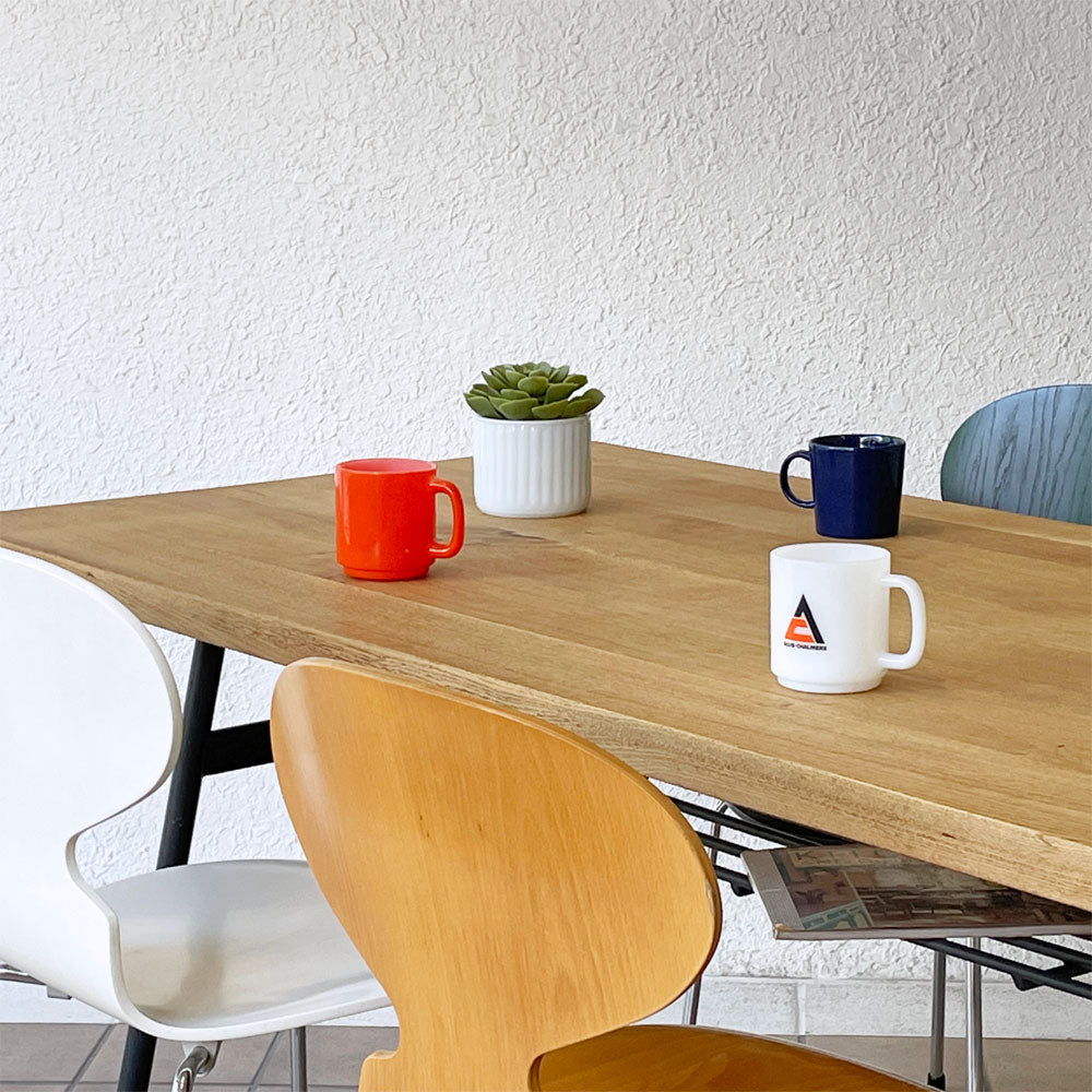 クラッシュゲート CRASH GATE ノットアンティークス Knot antiques クッパ２ KOOPA2 ダイニングテーブル オーク無垢材 W152cm インダストリアルデザイン ～時を刻むオーク、空間を締めるアイアン～