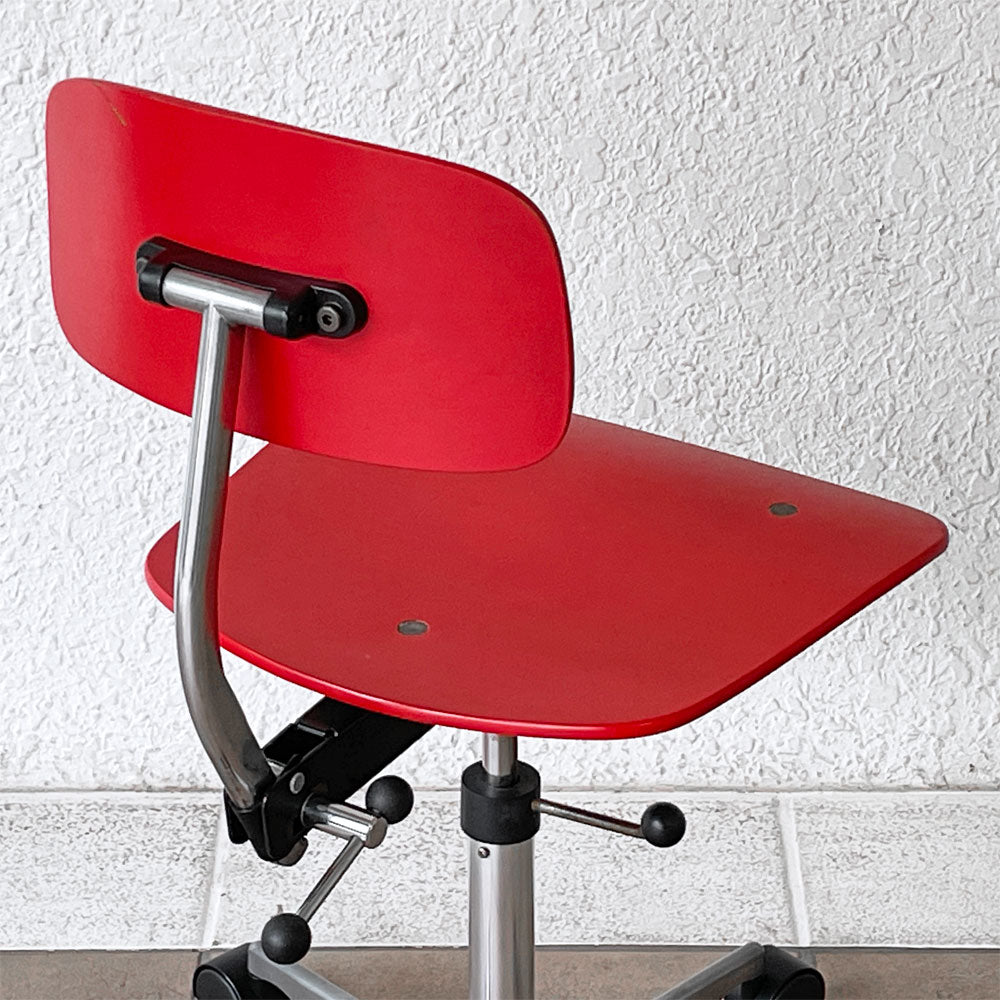 フリッツハンセン Fritz Hansen ケヴィ KEVI デスクチェア ヨルゲン ラスムセン Jorgen Rasmussen デザイン デンマーク ビンテージ 旧4本脚 アナログ昇降　～これ以上何もいらない。～