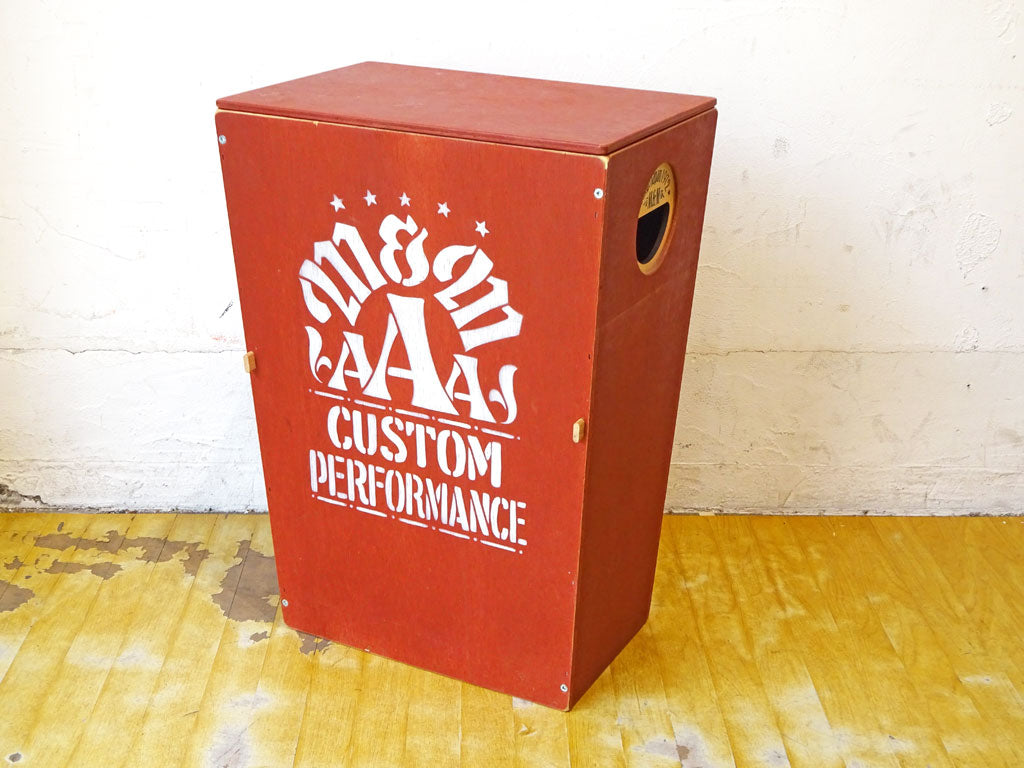 エムアンドエム ファニチャー M＆M furniture ゴミ箱 角 大 ブラウン×ホワイトロゴ 70L 下北沢店 中古品 買い取りしました。