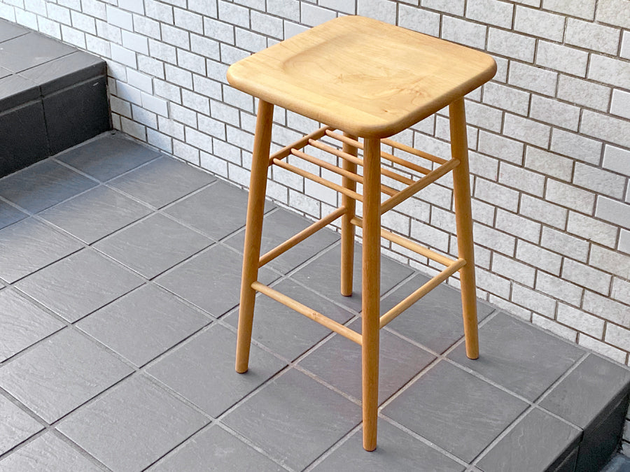 モモナチュラル MOMO natural モカ Mocha ハイスツール アルダー材 　中古品 買い取りしました。