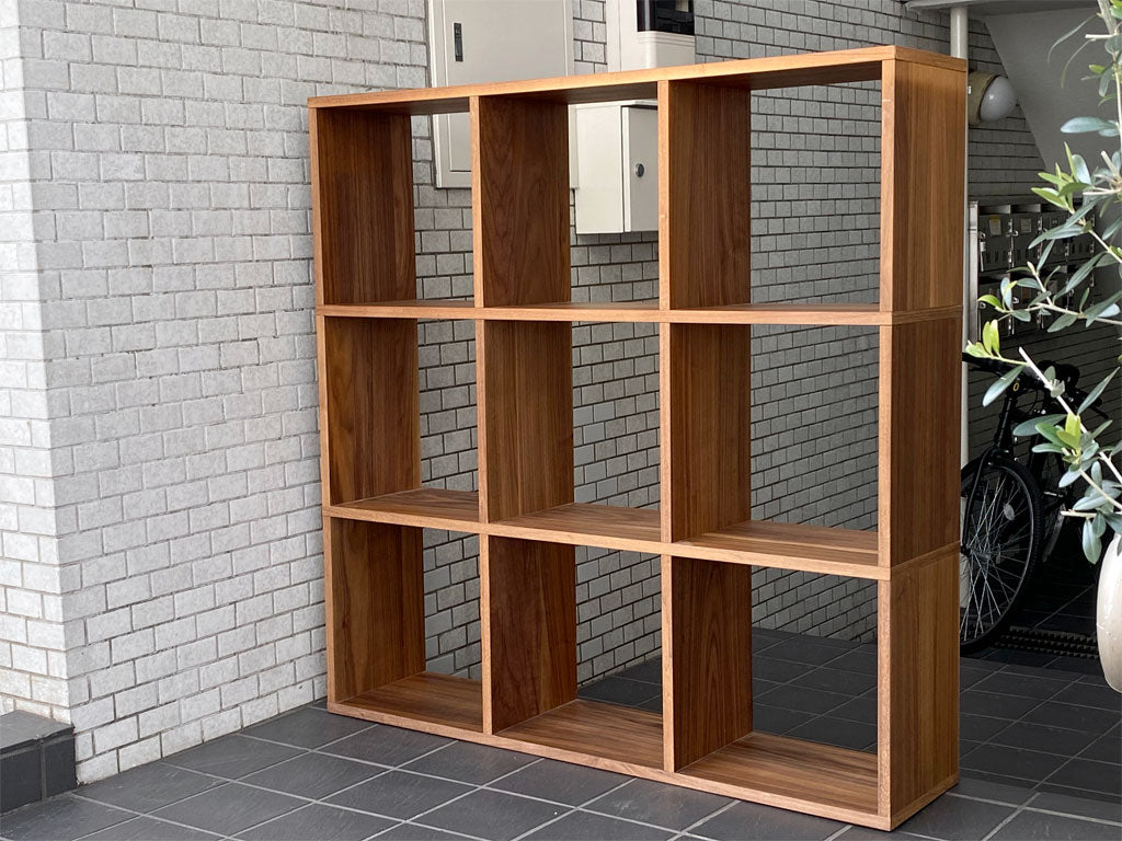 無印良品 MUJI スタッキングシェルフ 3段×3列 ウォールナット シンプルデザイン 中古品 買い取りしました。