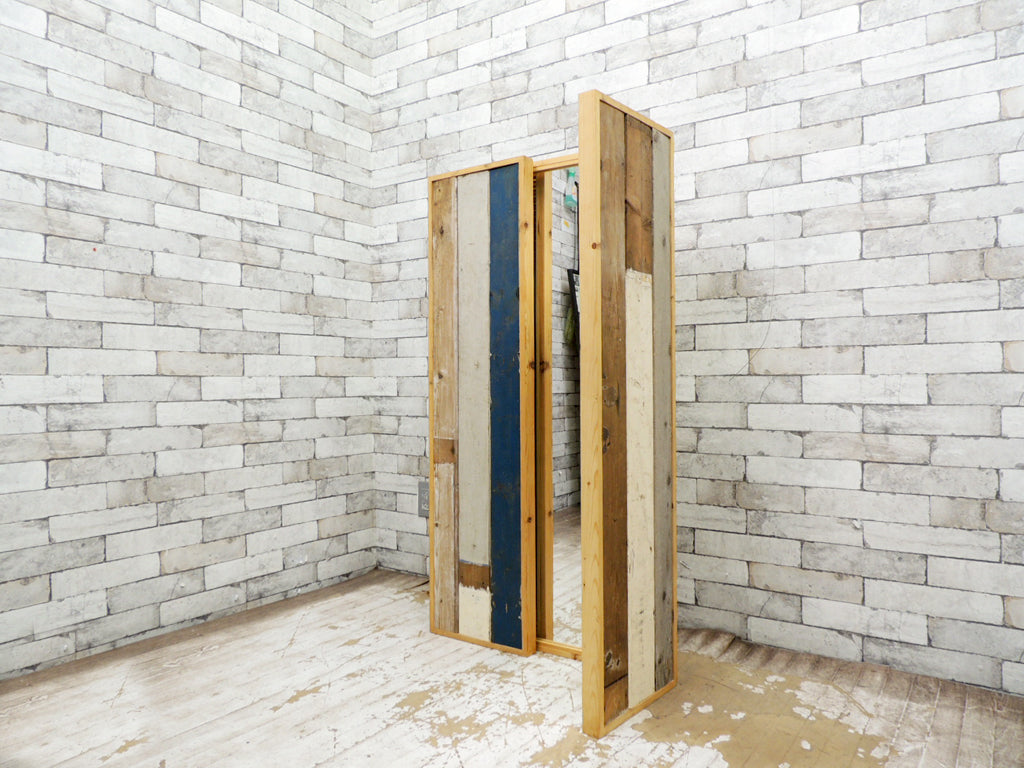 ピート・ヘイン・イーク Piet Hein Eek スクラップウッド ミラー SCRAPWOOD MIRROR L オランダ CIBONE取扱い ～廃材に新たな生命を吹き込む～