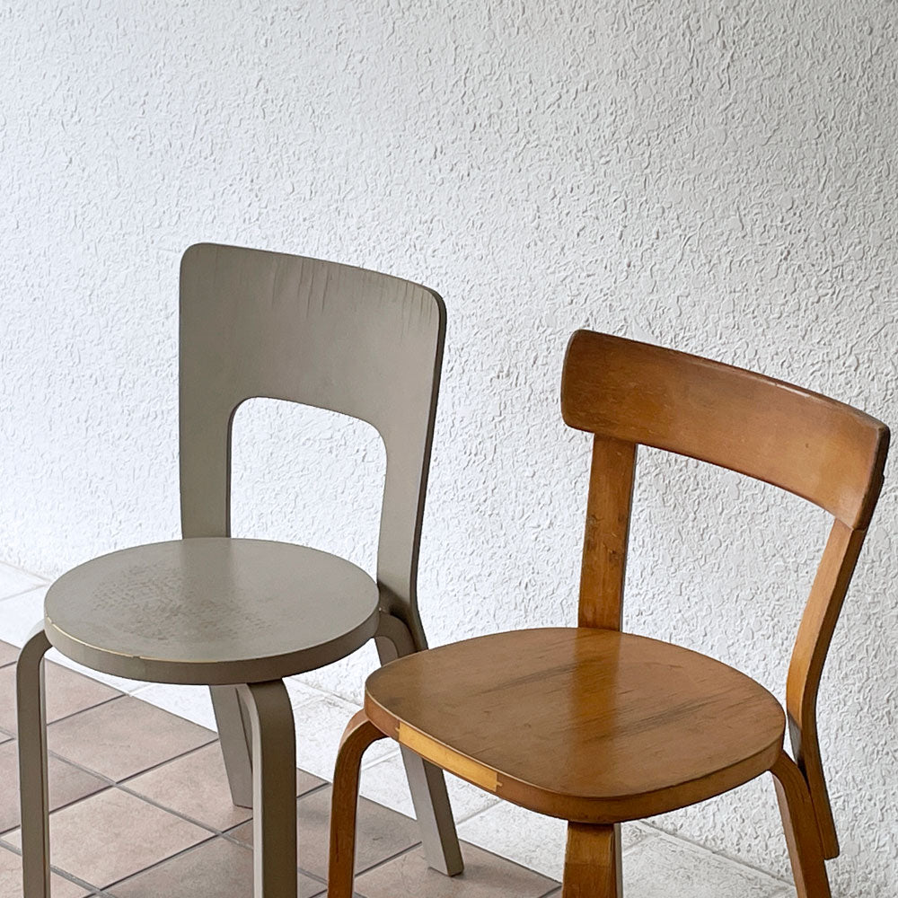 アルテック artek CHAIR66＆Chair69 ダイニングチェア アルヴァ・アアルト フィンランド 北欧家具 ビンテージ ～古びてこそ美しい～