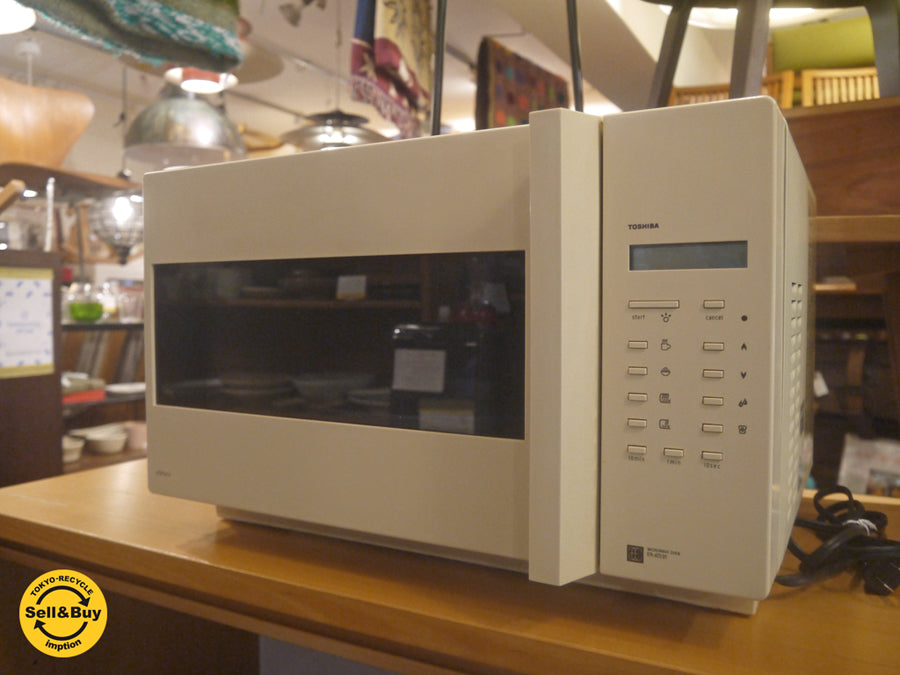 東芝 TOSHIBA アテハカ atehaca オーブンレンジ デザイン家電 2002年製 ER-ATE01　中古品 買い取りしました！ 自由が丘店 出張買取もお任せください。