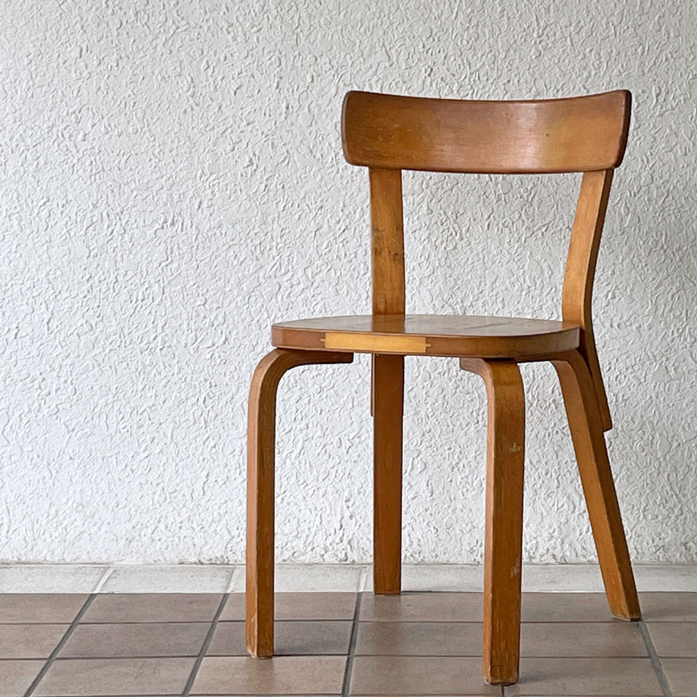  【用賀店】アルテック artek チェア 69 Chair 69 ダイニングチェア ビンテージ 50年代 4枚レイヤー アルヴァ・アアルト フィンランド 北欧家具 買取させていただきました。