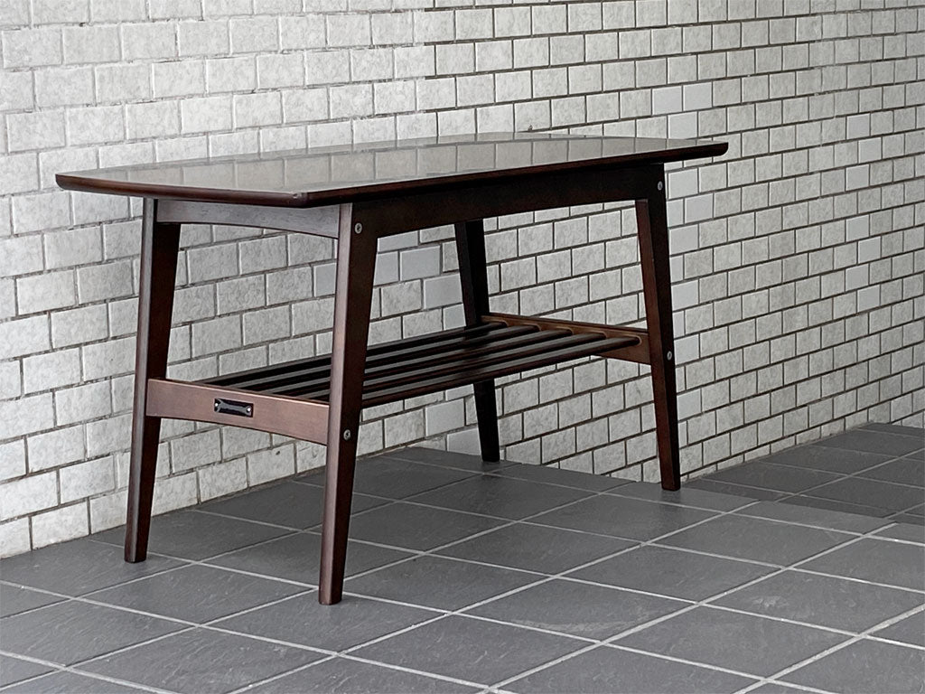 カリモク60 karimoku60 リビングテーブル Sサイズ モカブラウン 幅90cm レトロモダン ミッドセンチュリー 中古品 買い取りしました。