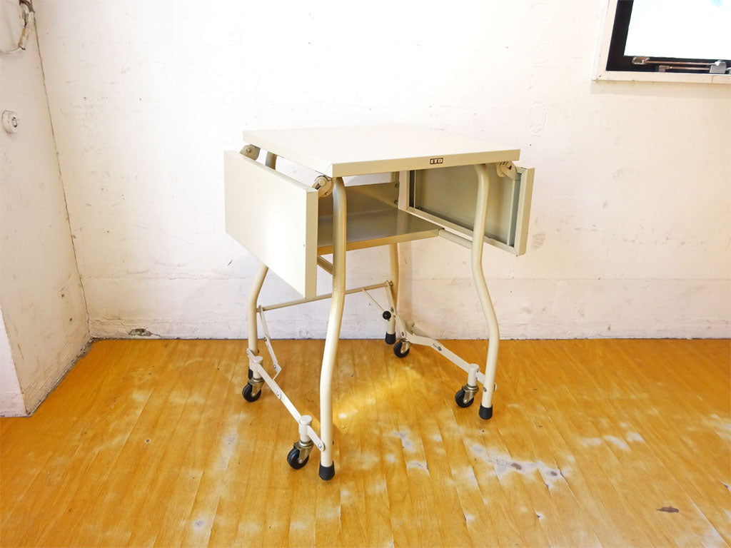 イトー ITO キャスター付き タイプライターデスク ワークデスク 作業台 ビンテージ インダストリアル デザイン 中古品 買い取りしました。