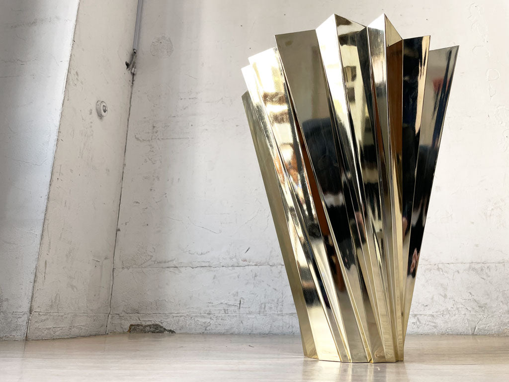 カルテル Kartell シャンハイ SHANGHAI フラワーベース マリオ・ベリーニ グロッシー ゴールド イタリア 中古品 買い取りしました。