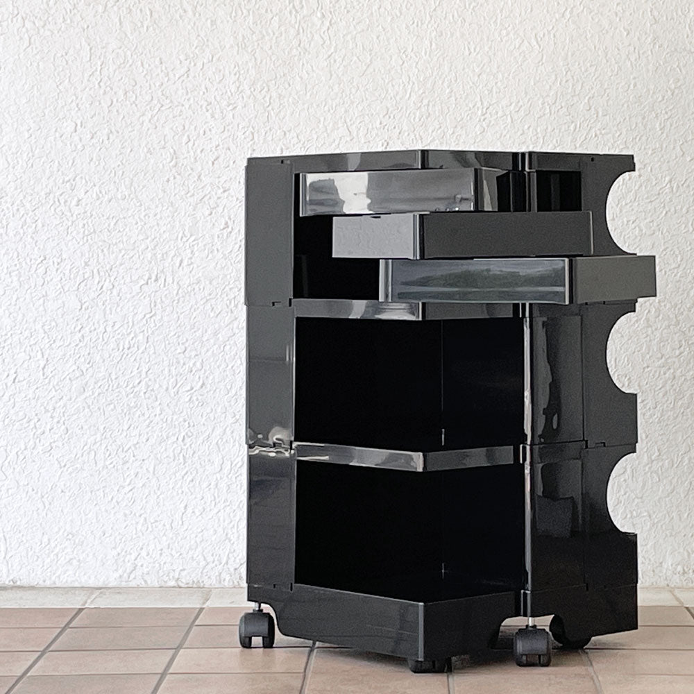  【用賀店】ビーライン B-LINE ボビーワゴン Boby Wagon 3段3トレイ ジョエ・コロンボ Joe Colombo ブラック イタリア MoMA 買取させていただきました。