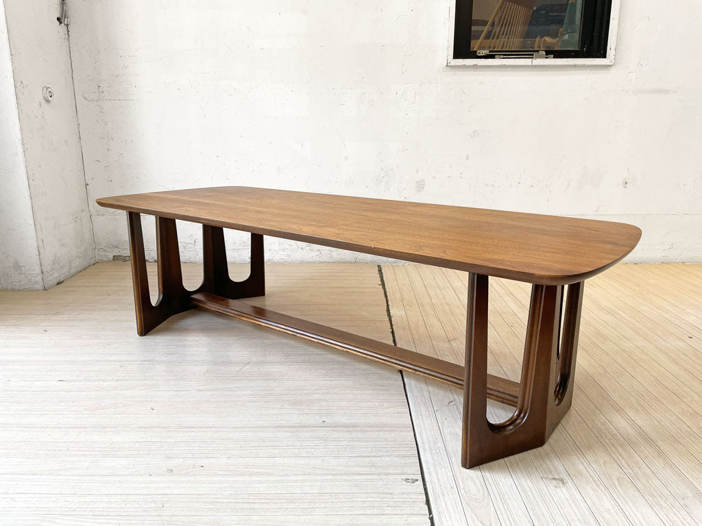 バセットファニチャー Bassett Furniture コーヒーテーブル センターテーブル ローテーブル ウォールナット ミッドセンチュリー USビンテージ 中古品 買い取りしました。