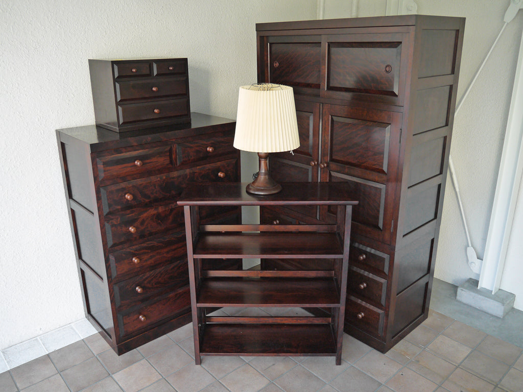 松本民芸家具 ミズメザクラ 無垢材 D型 6段 和タンスI 整理タンスI ＃117型 3段 ブックシェルフ ミニチェスト A型 スタンドライト  新着商品 買い取りしました。