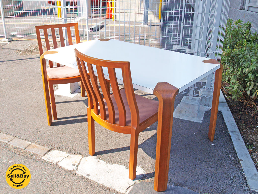 天童木工 Tendo アントラー Antler ダイニングテーブル ビンテージ チーク材 坂倉準三 ～気高き鹿をモチーフにした精悍なテーブル～【 買取と販売とレンタルのお店 】