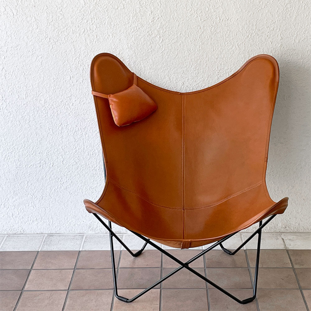  【用賀店】クエロ CUERO BKFチェア ビーケーエフ バタフライチェア ラウンジチェア 専用ピロー付 本革 スウェーデン 定価206,800円以上 買取させていただきました。