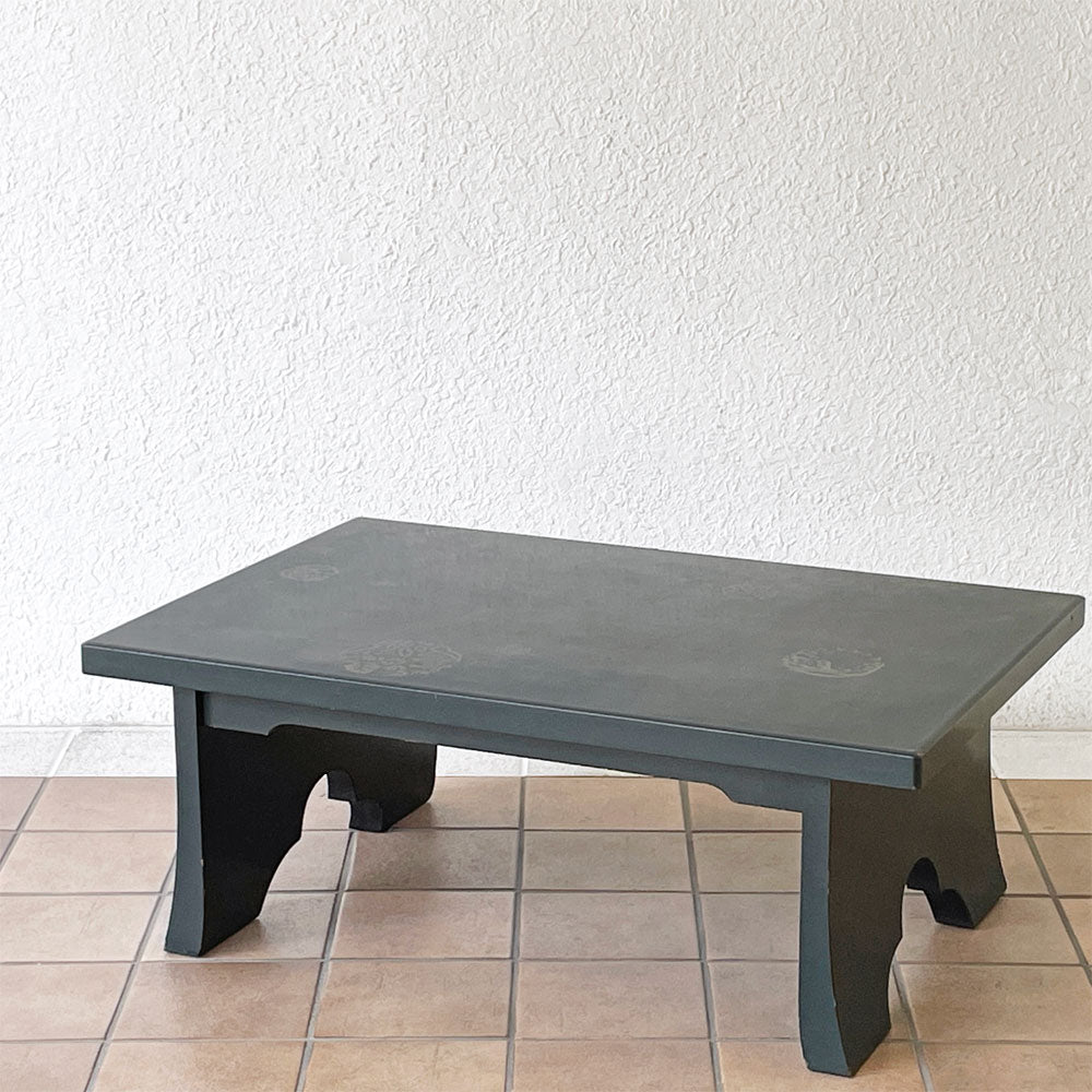 【用賀店】輪島塗 沈銀 蒔絵 座卓 平机 ローテーブル 漆塗り 伝統工芸 日本家具 和家具 買取させていただきました。