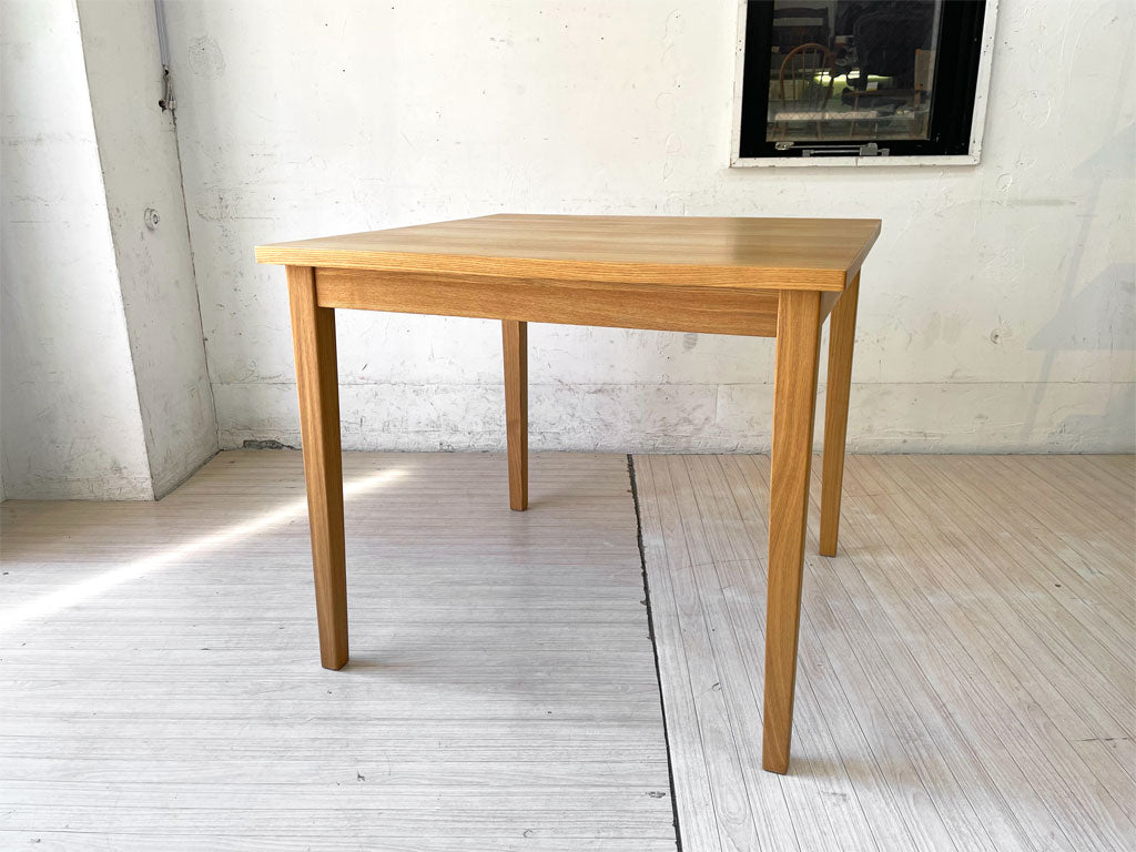 無印良品 MUJI ダイニングテーブル デスク タモ無垢集成材 W85cm 廃番 ナチュラル シンプルデザイン 中古品 買い取りしました。