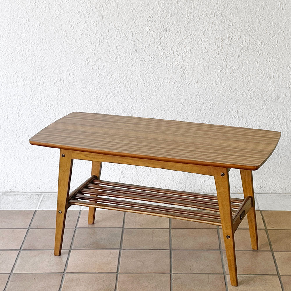 【用賀店】カリモク60 Karimoku60 リビングテーブル Sサイズ デコラトップ コーヒーテーブル センターテーブル レトロモダン ミッドセンチュリー 買取させていただきました。