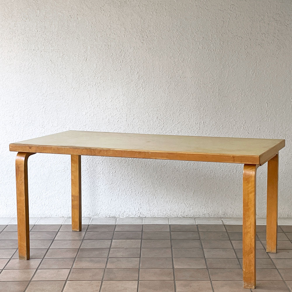  【用賀店】アルテック artek ビンテージ 81A ダイニングテーブル リノリウムトップ アルヴァ・アアルト Alvar Aalto フィンランド 北欧家具 買取させていただきました。