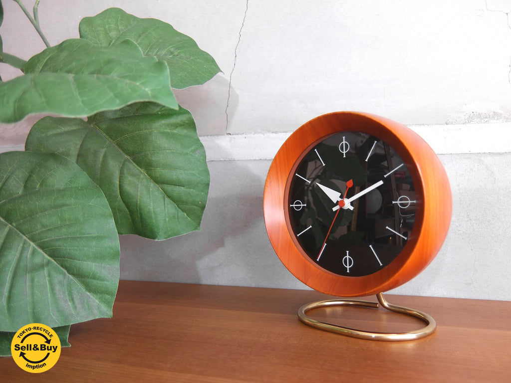 ヴィトラ vitra ジョージネルソン George Nelson クロノパック Chronopak Clock 置時計 デスククロック 希少な廃盤品 買い取りしました。学芸大学店 出張買取もお任せ下さい。