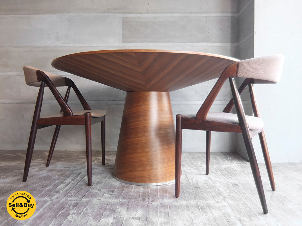 モーダ エン カーサ moda en casa テンポ 125 テーブル tempo 125 table ダイニングテーブル ウォールナット 定価135,000円 ～迫力のある拘りテーブル～【 買取と販売とレンタルのお店 】