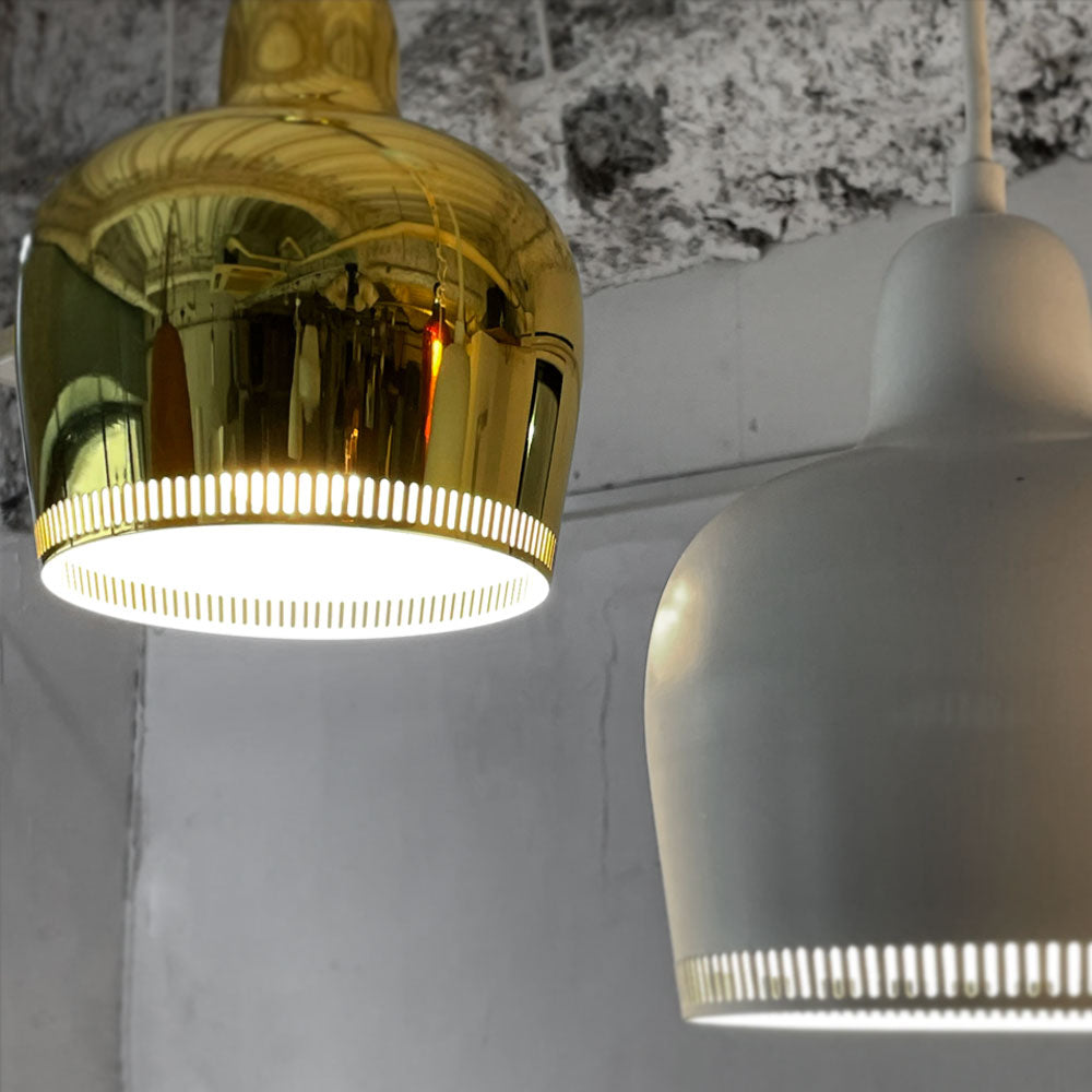 アルテック artek A330S ペンダントライト ゴールデンベル ゴールド & ホワイト アルヴァ・アアルト 北欧照明 ～ 「美しさ」を追求した名作照明 ～