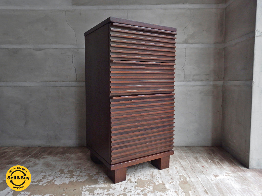 エーフラット a.flat ルーバー Louver キャビネット 引き出し チェスト 中古品 買い取りしました。学芸大学店 出張買取もお任せ下さい。