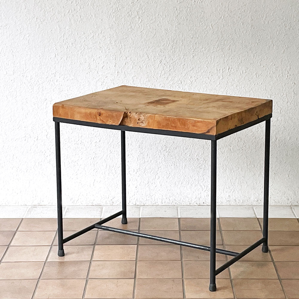  【用賀店】古材ｘアイアン デスク テーブル Desk Table 無垢材天板 インダストリアルデザイン 工業系 TENOHA & STYLE STORE購入品 買取させていただきました。