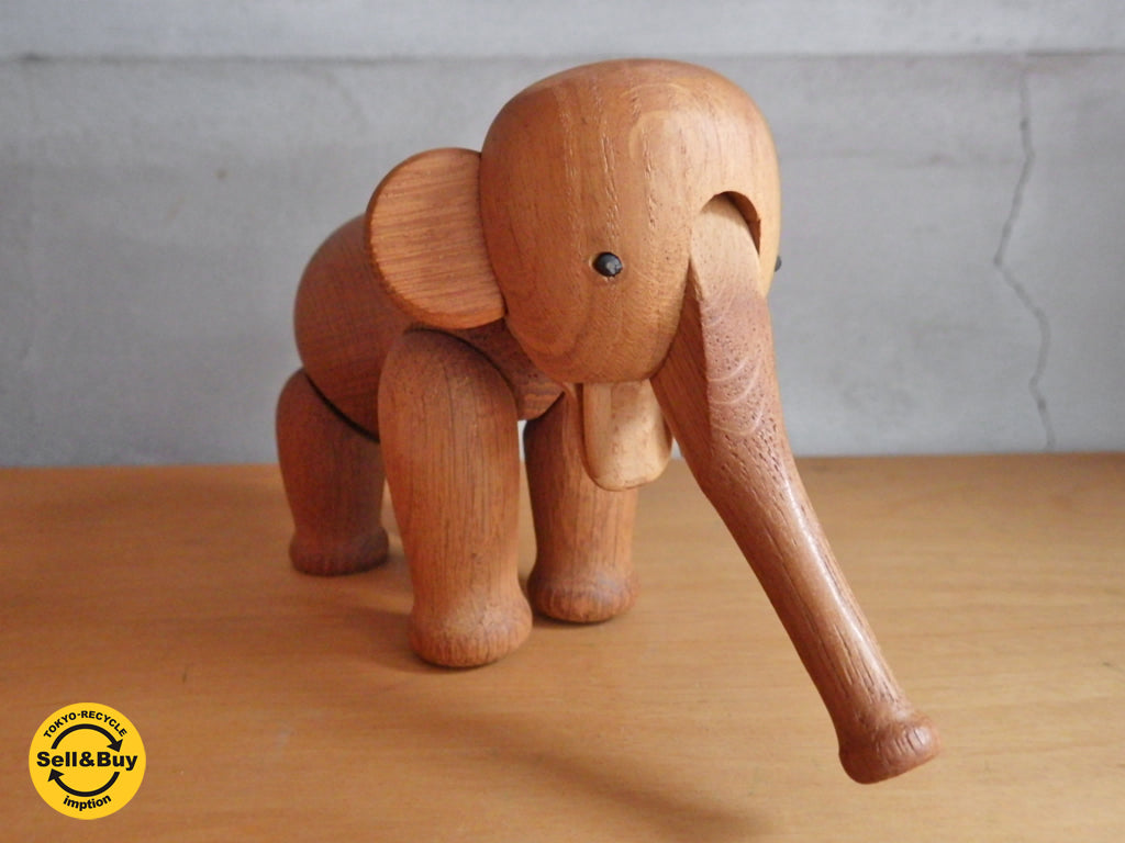カイボイスン Kay Bojesen ビンテージ エレファント ゾウ Elephant 木製オブジェ デンマーク 　中古品 買い取りしました。学芸大学店 出張買取もお任せ下さい。