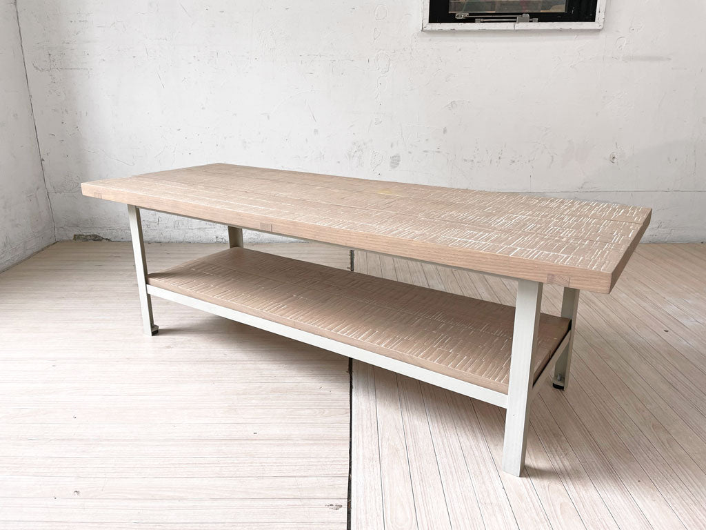 下北沢マスターダブルティー WTW ジャック JACK コーヒーテーブル ローテーブル スチールフレーム アッシュ材 天然木 カリフォルニアスタイル 廃番 ★  中古品 買い取りしました。