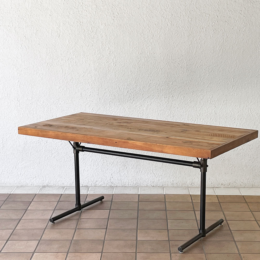  【用賀店】 クラッシュゲート CRASH GATE ノットアンティークス knot antiques フラッグⅡFRAG II LD ダイニングテーブル パイン古材 W140cm インダストリアル 買取させていただきました。